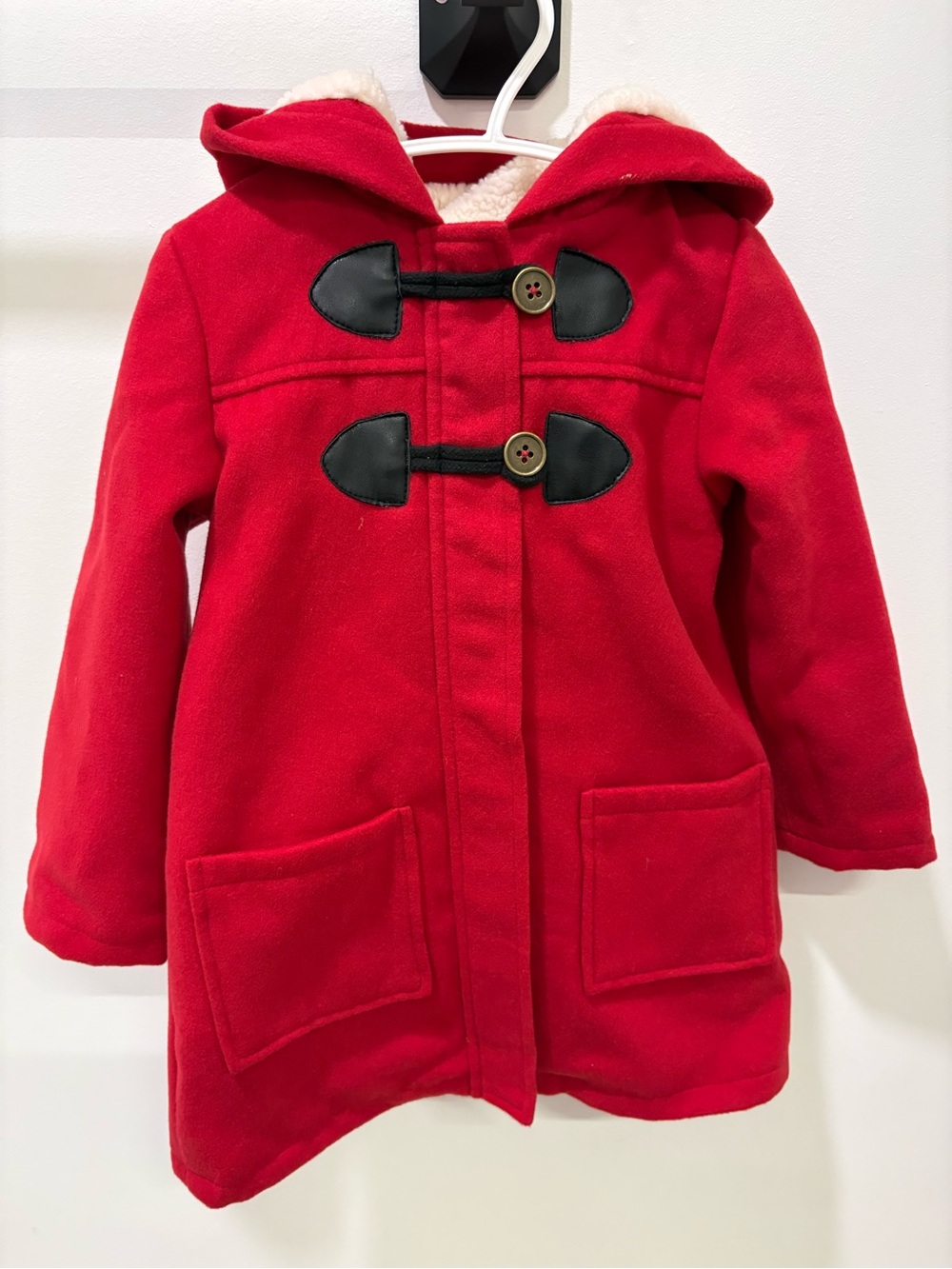 Joe Fresh Red Hooded Coat for Kids